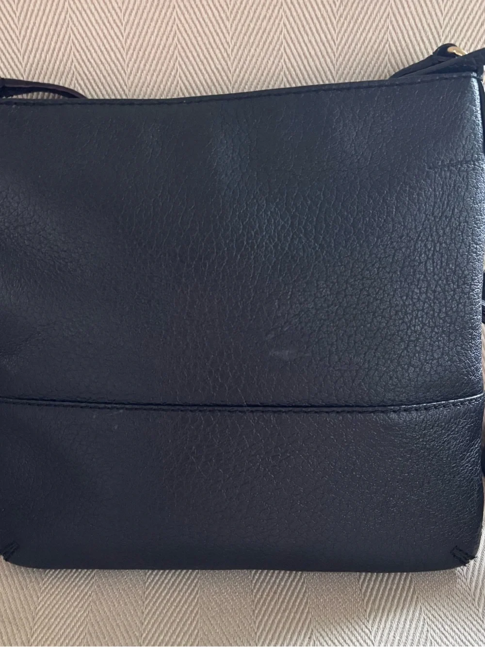 Kate Spade Southport Avenue Cora Black Pebbled Leather Crossbody Bag Y2K